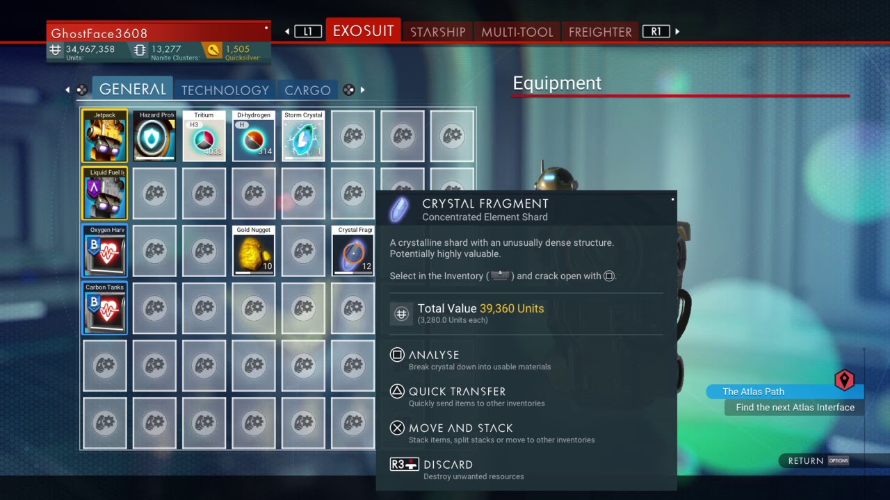 No Man's Sky easiest storm crystal method