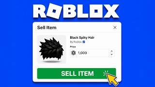 How to Sell Items on Roblox