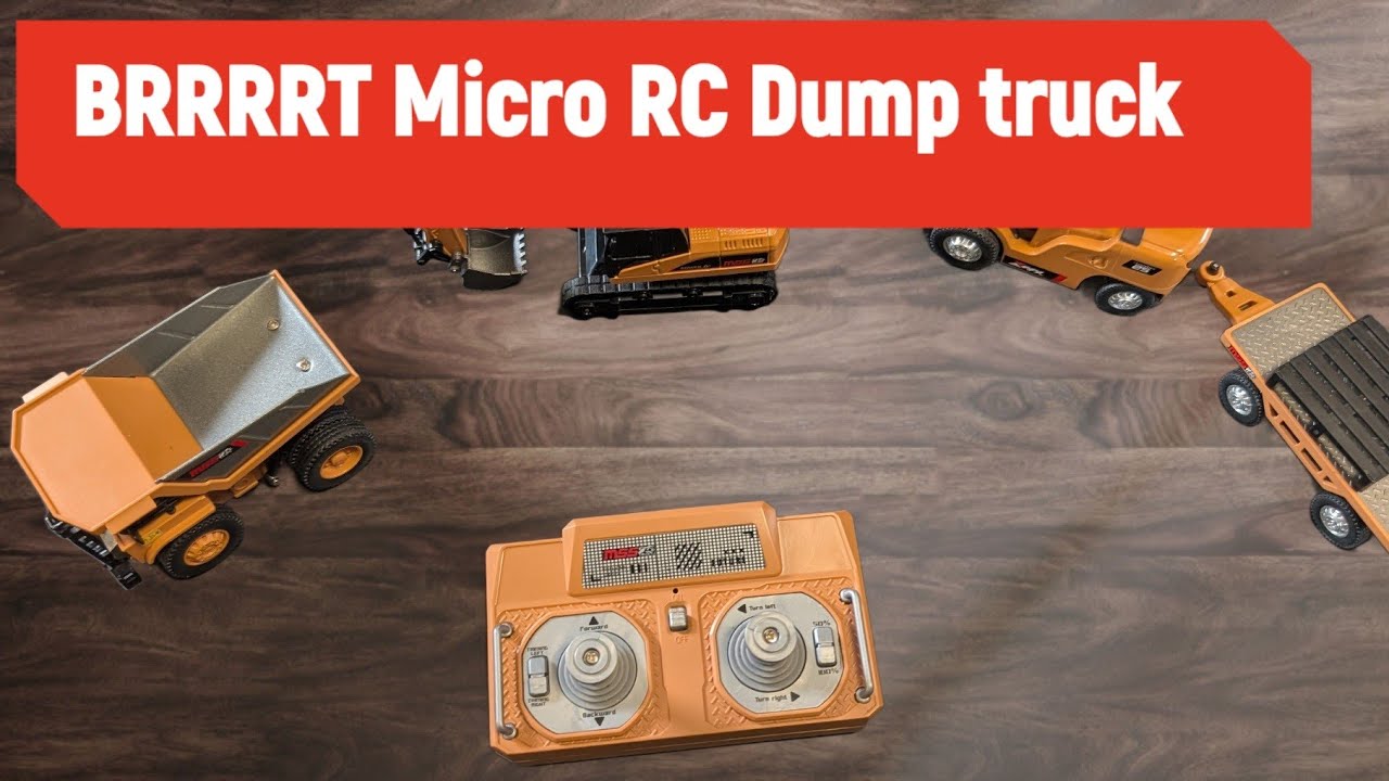 BRRRRT Mini RC Dump Truck - YouTube