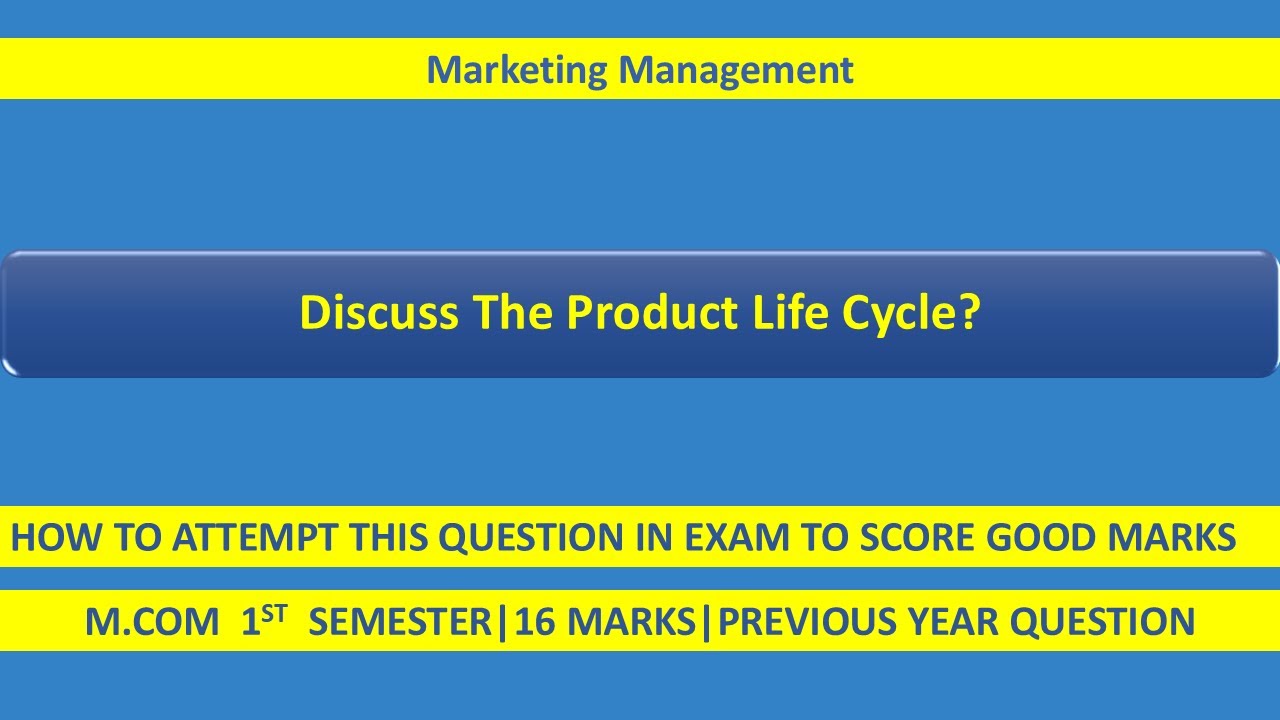 📊 Product Life Cycle (PLC) Stages Explained with Diagram | Marketing Management | M.COM/ B.COM