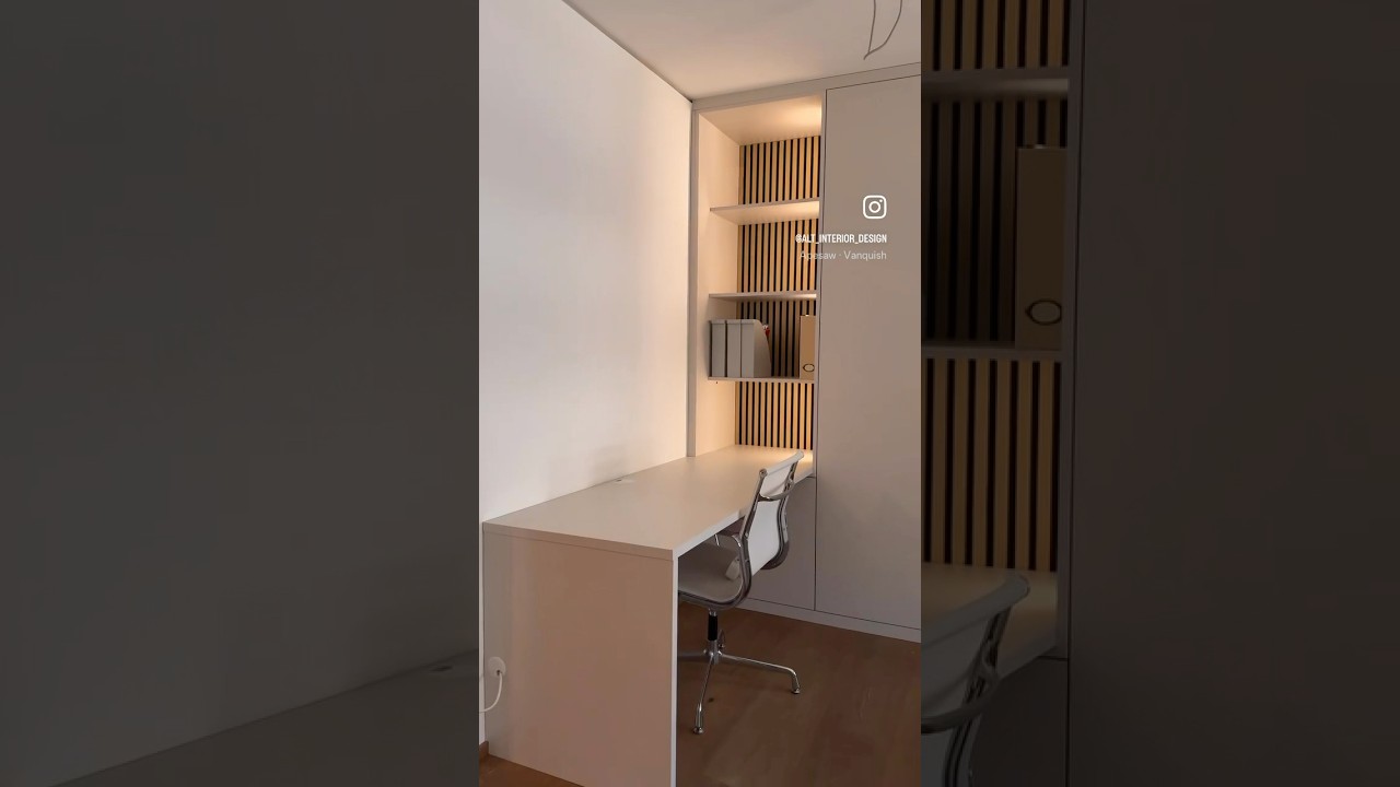 Kleiderschrank mit integriertem Home Office 🤩