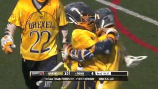 NCAA Men's Lacrosse First Round TV Recap -- Drexel 16, #4 Penn 11