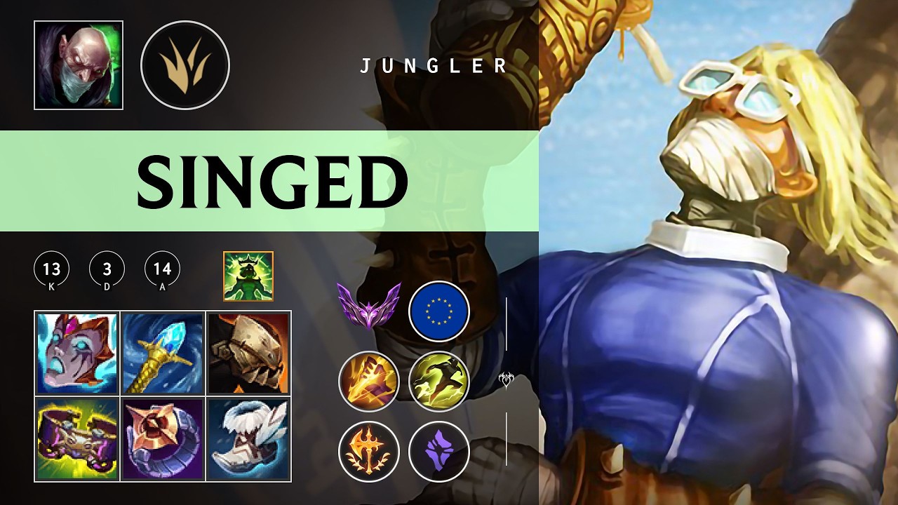 Singed Jungle vs Ambessa - EUW Master Patch 26.04