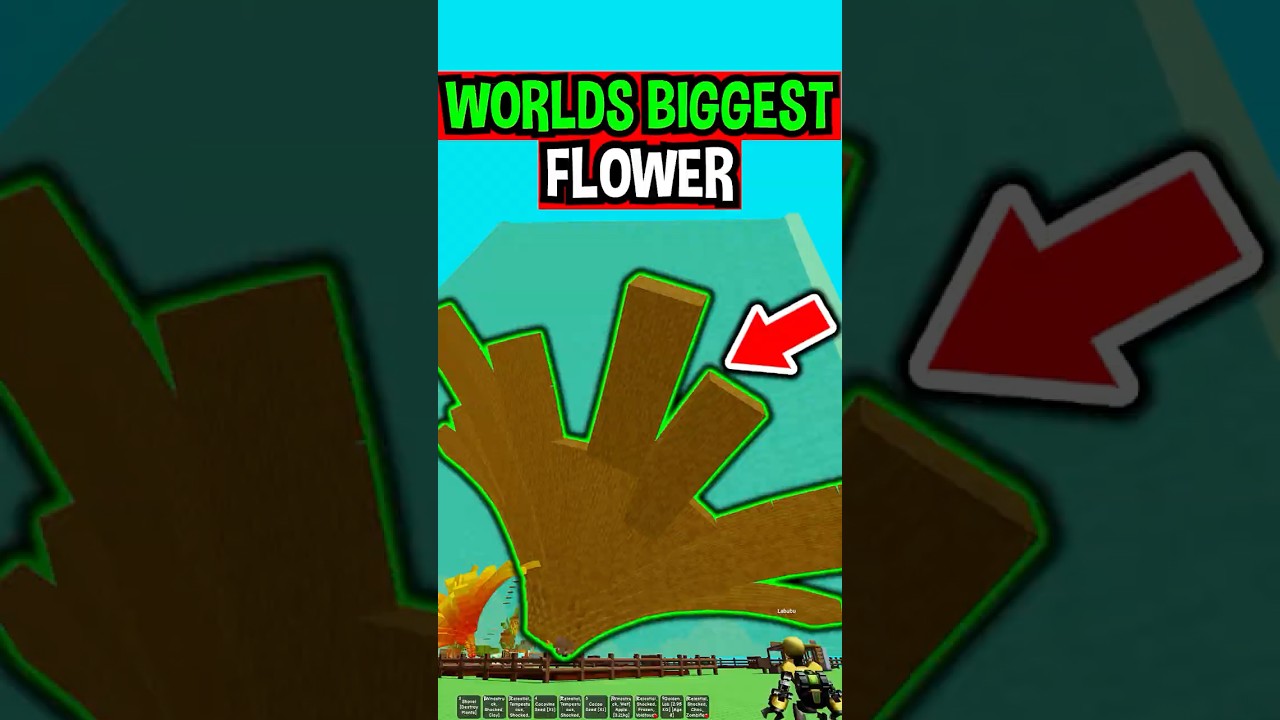 WORLDS LARGEST FLOWER in Roblox Grow a Garden.. - YouTube