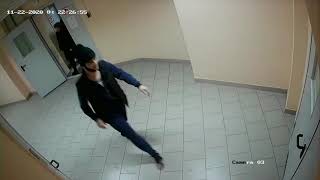 Wild Man Breaks Down The Door Russia
