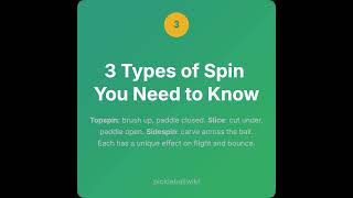 How Spin Changes Everything in Pickleball #pickleball #pickleballtips #pickleballcoach