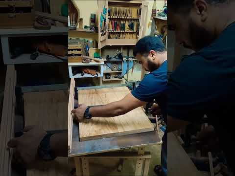 طريقه للصق الخشب الطبيعي أرو ورشتي أرو