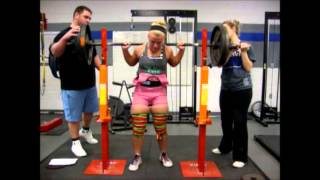 Talor Parker 148 Teen (Sp) Powerlifting Squat Training 2014 - 5/7