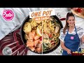 One Pot Lachsnudeln mit Spinat / Sallys Welt