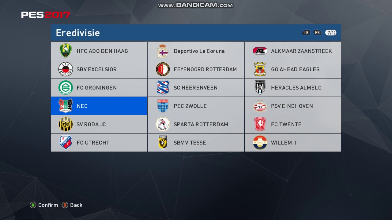 Host Tournaments with Friends with Local League Mode in PES 2017