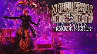 Masquerade Dance With Death - Scare Zone Walkthrough Hhn 2025