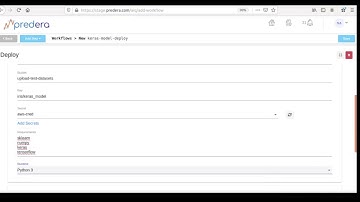 How to deploy Keras Model