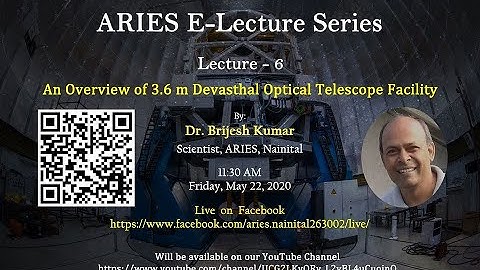 ARIES E-Lecture Series, Lecture-6, By Dr. Brijesh Kumar.