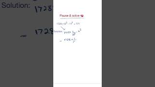 Pause &amp; solve | Math tricks  | qize