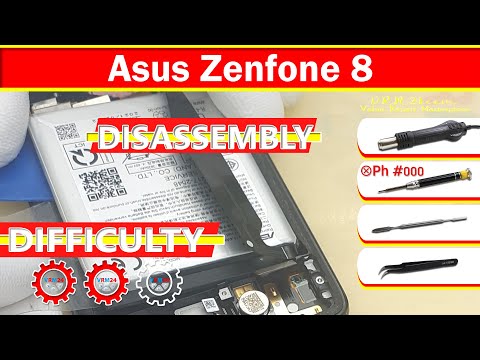Asus ZenFone 8 I006D Take apart Disassembly in detail - YouTube