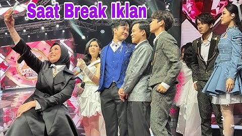 Beginilah Keadaan Saat Break Iklan Semua Penonton Pada Minta Foto Sama Idolanya Keren 