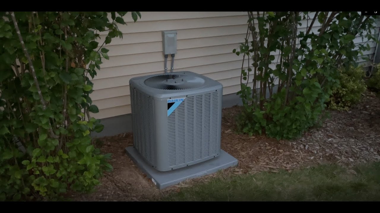 Daikin DX13SN024 AC unit sound comparison YouTube