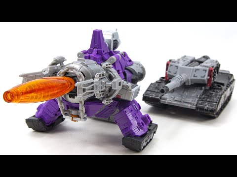 Transformers WFC Galvatron Megatron Tank Vehicle Robot Toys 트랜스포머 WFC <strong>갈바트론</strong> 메가트론 탱크 장난감 로봇 변신 동영상