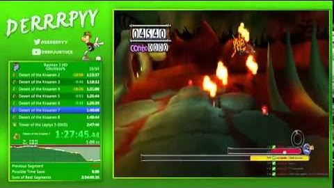 Rayman 3 HD Any% Glitchless Speedrun "2:33:00"