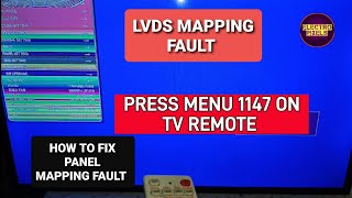 Led Tv Screen mapping &  Lvds problem solving process||Solarized picture solution in led,lcd|Fixin