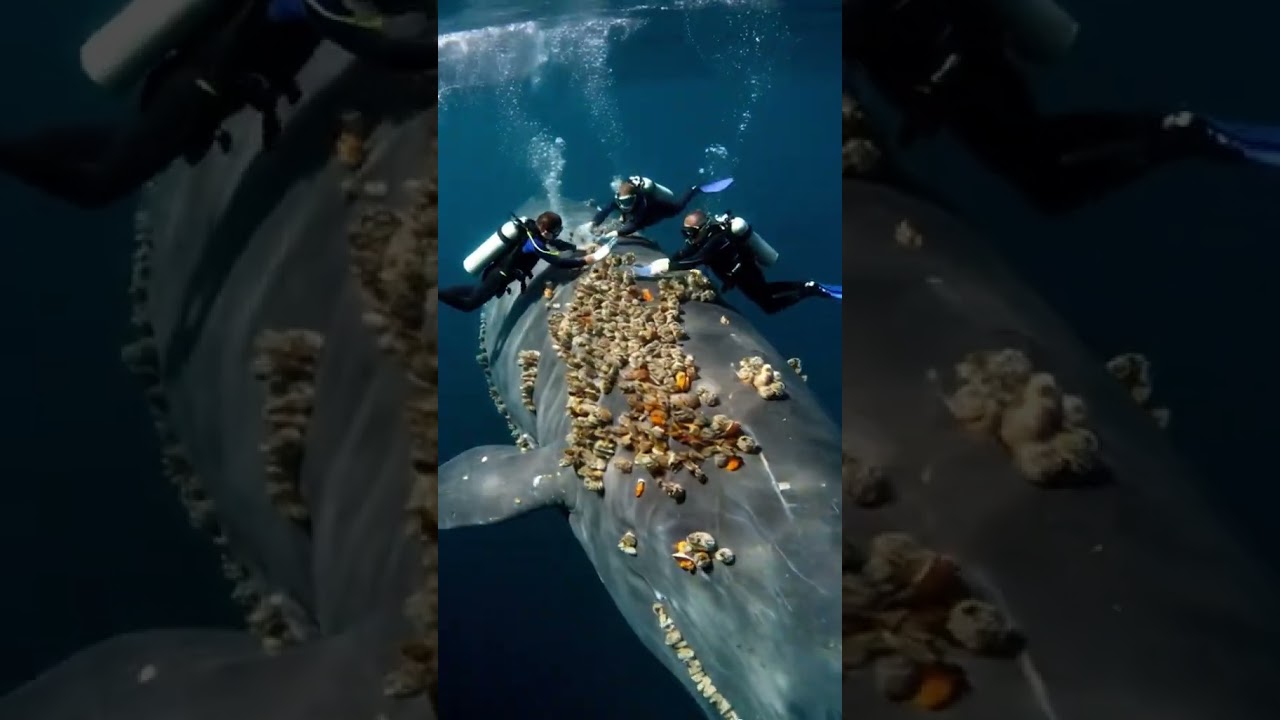 Rescue Team Helping Whale Stay Healthy 