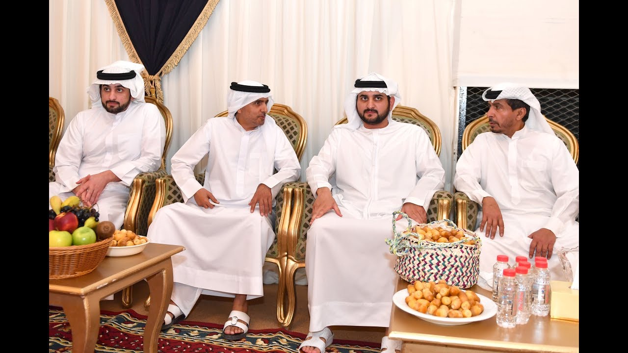 مكتوم بن محمد بن راشد يعزي في وفاة سعيد بالحب العامري دبي مباشر