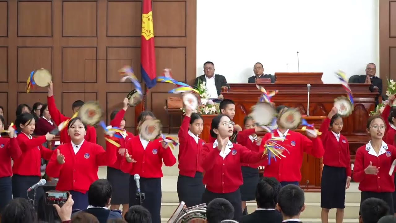 Bazar Y.P. Corps Timbrel Display [Thianghlimna Inkhawm - 04.02.2024]