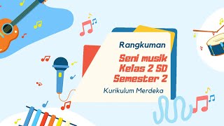 Rangkuman Materi Seni Musik Kelas 2 SD Semester Genap (2) || Kurikulum Merdeka ||