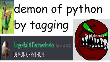 (Hard Demon) demon of python by Tagging