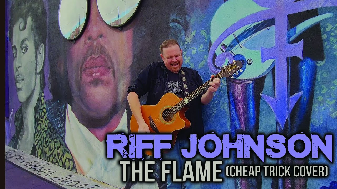 The Flame Riff Johnson (Cheap Trick Cover) Prince Mural, Phoenix, Arizona YouTube