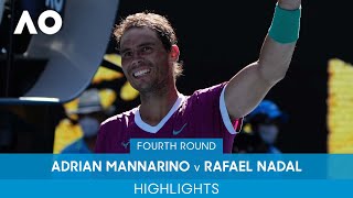Adrian Mannarino v Rafael Nadal Highlights (4R) | Australian Open 2022