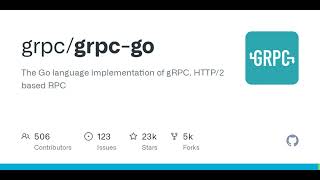 GitHub - grpc/grpc-go: The Go language implementation of gRPC. HTTP/2 based RPC