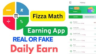 Fizza Math Earning app 2025 new update | no investment #real #Earning #fake  screenshot 5