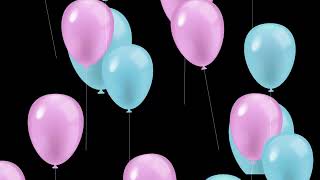 High Contrast – Pink & Blue Balloons | 1 Minute Loop (Free Resource) screenshot 5