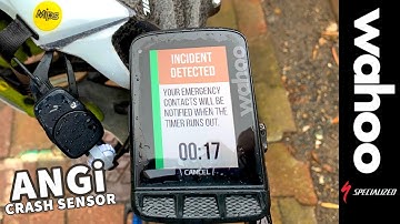 Wahoo ELEMNT Cycling GPS: Specialized ANGi Crash Sensor Integration
