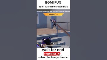 bgmi 1v5 easy clutch DBS shorts video subscribe my channel #bgmi #viral #trending #jonathan #shorts