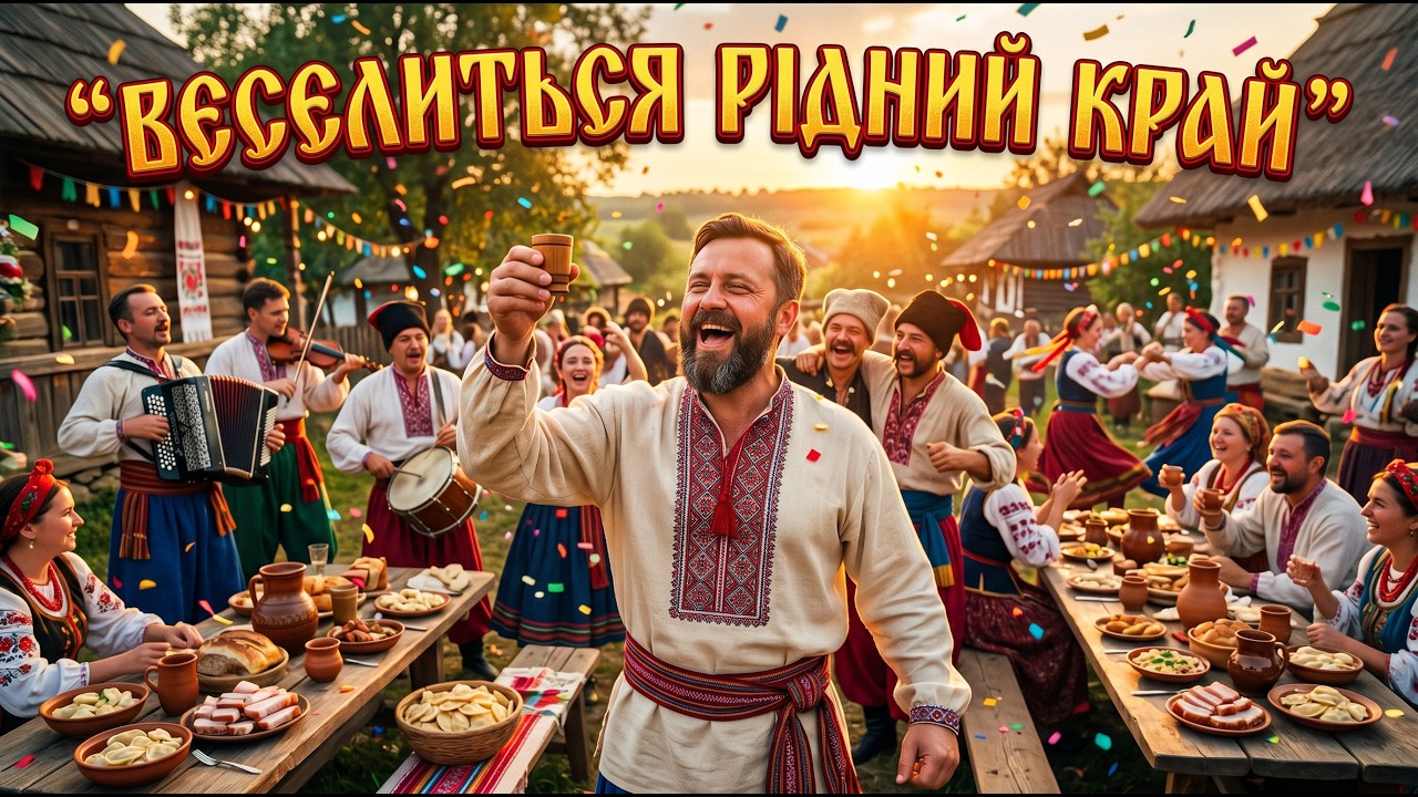 Веселиться рідний край | Застільна пісня на "Мелодії Волині".