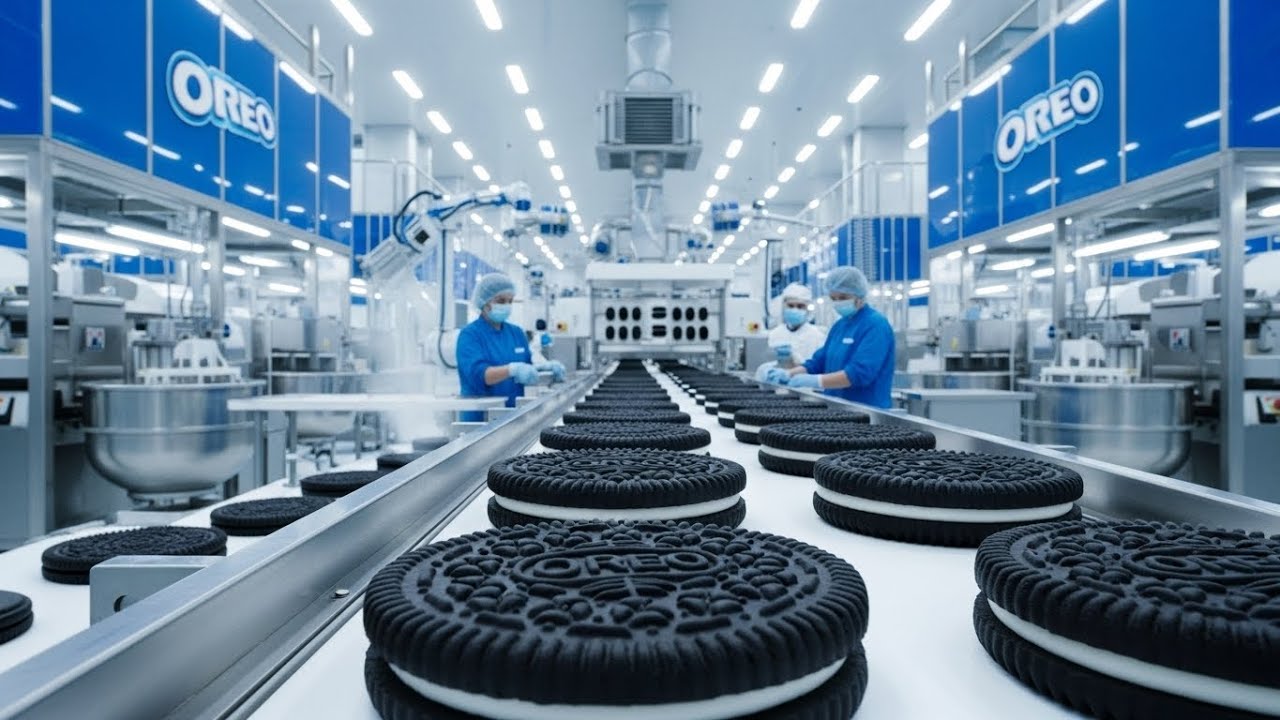 Inside the OREO Biscuit Factory – How the World’s Best-Selling Cookies Are Made (Full Process)