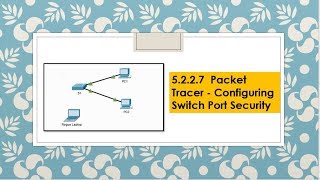 5 2 2 7 Packet Tracer   Configuring Switch Port Security