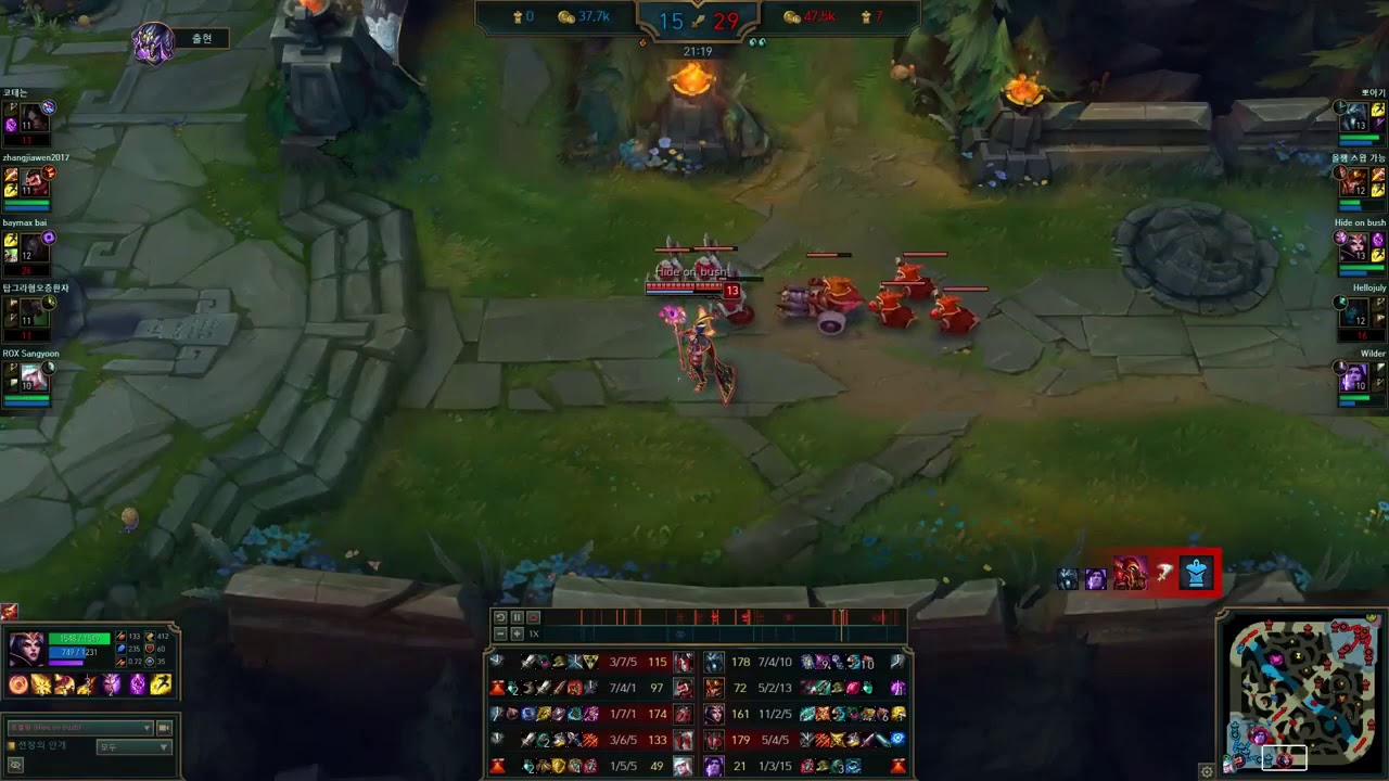 Faker LeBlanc vs Orianna League of Legends Challenger 1080LP part 24