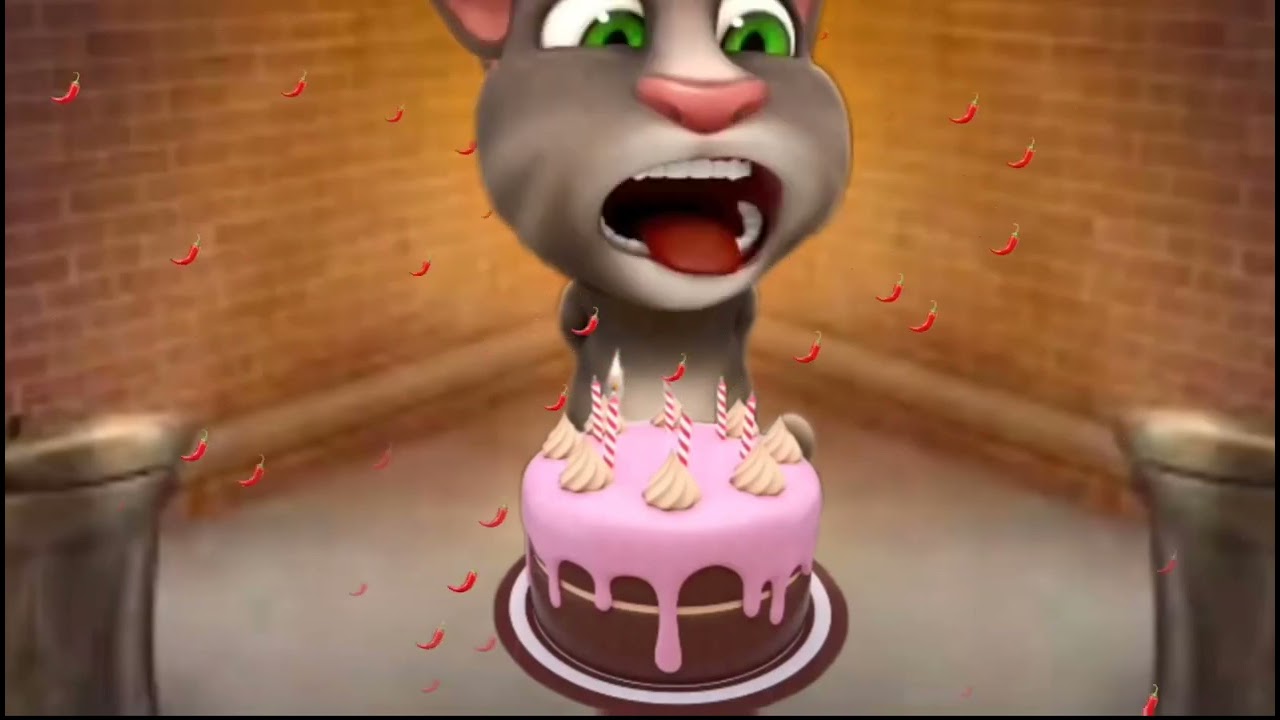 Talking tom billu Eating mirchi cake masti @mk billu