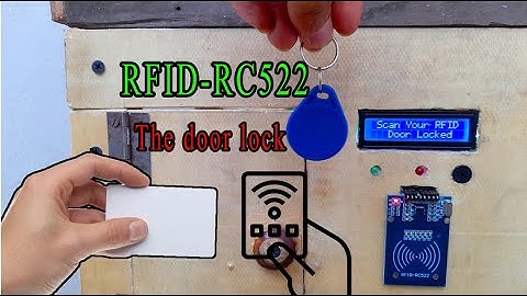 How to make RFID RC522 Card control the Door lock system Using Arduino UNO