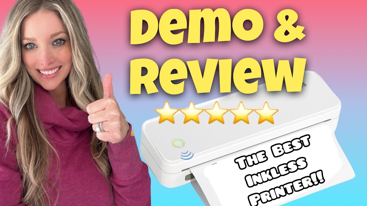 NO MORE INK!! Inkless Printer Set Up & Review! Thermal Inkless