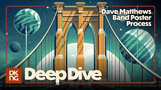 From Concept to Design and Illustration - The Process of Creating a Dave Matthews Band NYC Poster