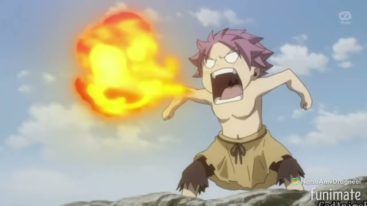 Natsu and Igneel with how to train your dragon theme