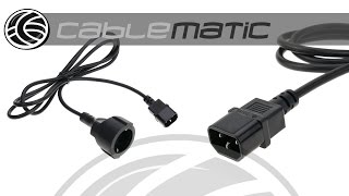 Cable Alimentación IEC-60320 1.8m (C14 / SCHUKO-H) distribuido por CABLEMATIC ®