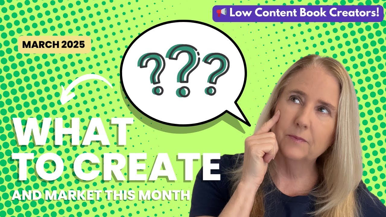 📚 March Book Ideas & Marketing Strategies for Low Content Book Creators | Get Ready for Spring! 🌸