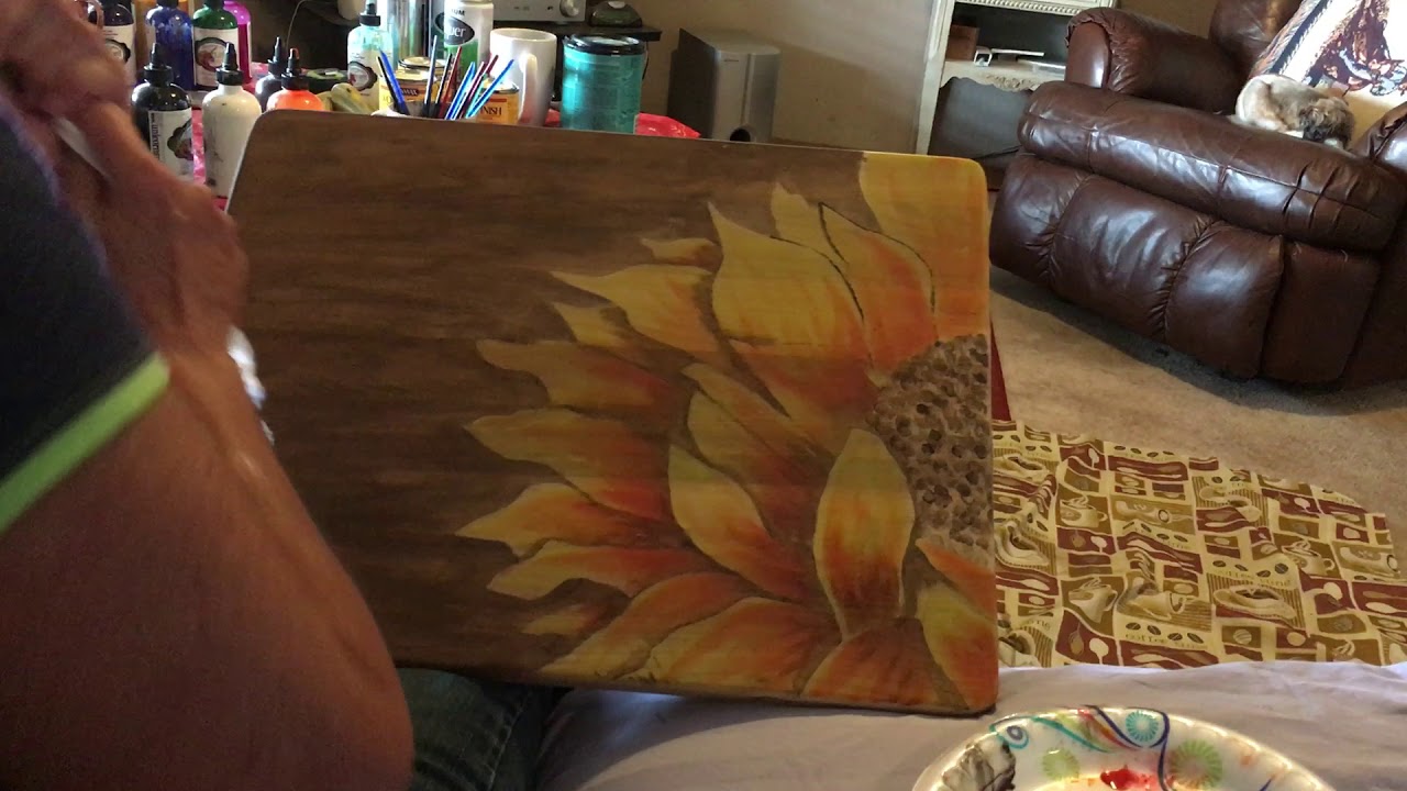 wood Stain Art Hollys Hobbies YouTube