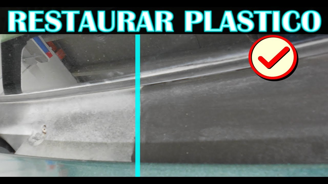 3 formas caseras de restaurar plastico (pistola, geles, pintura) - YouTube