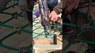 Insane Wire Mesh Process #OddlySatisfying #ConstructionTech #FactoryAutomation